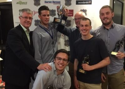 U19 Blues award winners