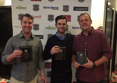 Beau Hill  Aaron Kneebone  Tom Kovarik   (  150 games )