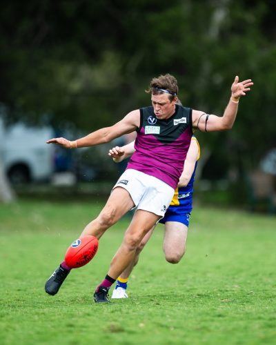 VAFA Round 1 - Premier B Men's, De La Salle vs Old Haileyburians, held at Waverley Oval, Malvern East on 10/4/21 (Credit Image: Dennis Timm Photography)