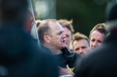 VAFA Round 1 - Premier B Men's, De La Salle vs Old Haileyburians, held at Waverley Oval, Malvern East on 10/4/21 (Credit Image: Dennis Timm Photography)