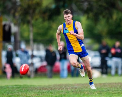 VAFA Round 1 - Premier B Men's, De La Salle vs Old Haileyburians, held at Waverley Oval, Malvern East on 10/4/21 (Credit Image: Dennis Timm Photography)